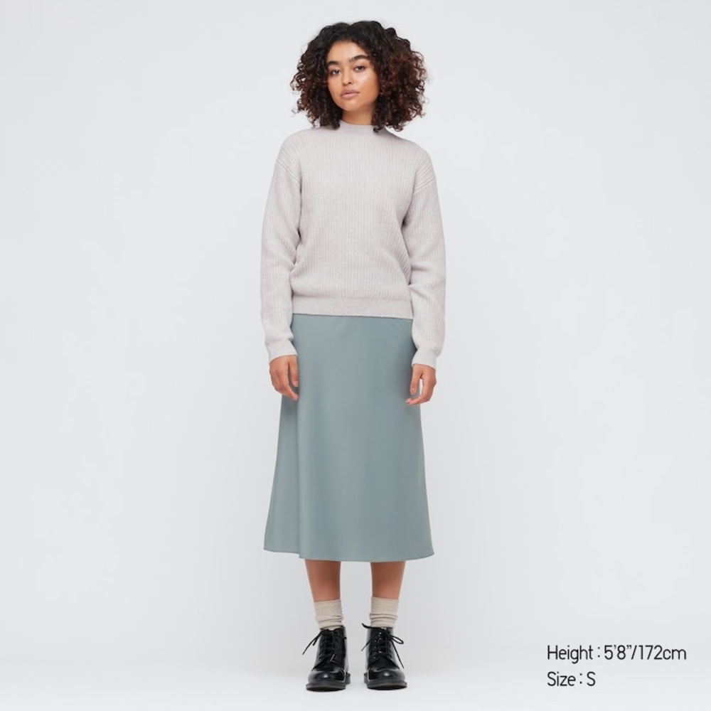 Uniqlo soufflé yarn mock neck sweater - Picture 5 of 12